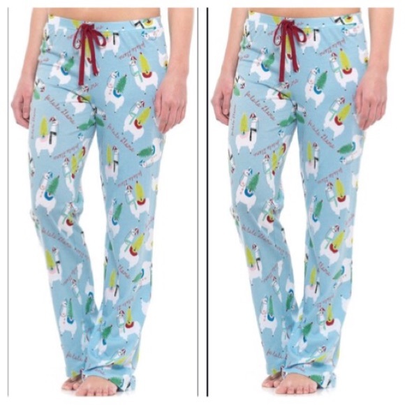 Cynthia Rowley Other - Cynthia Rowley Llama Holiday Pajama Pants Bottoms